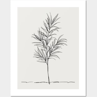 Minimalist Tree Branch Art Posters and Art